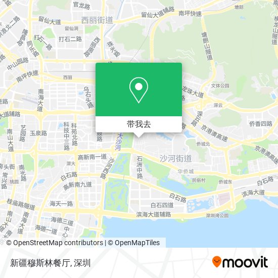 新疆穆斯林餐厅地图