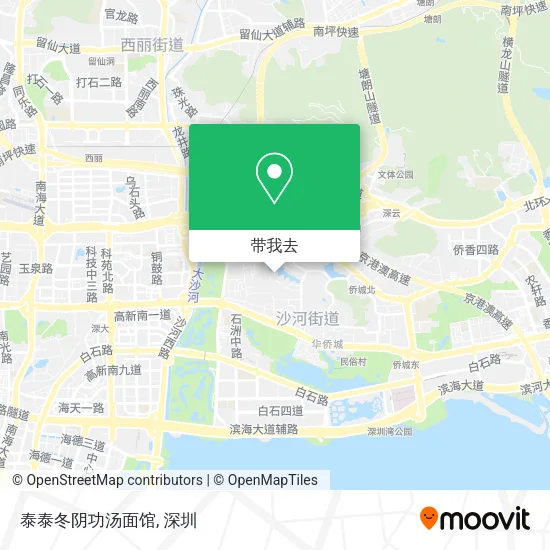 泰泰冬阴功汤面馆地图