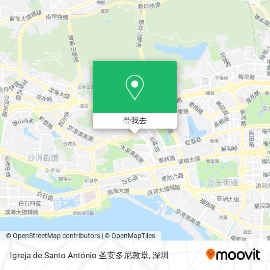 Igreja de Santo António 圣安多尼教堂地图