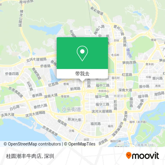 桂圆潮丰牛肉店地图