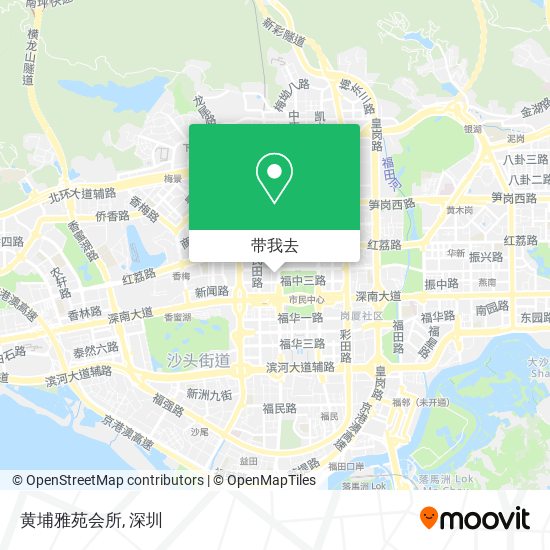 黄埔雅苑会所地图