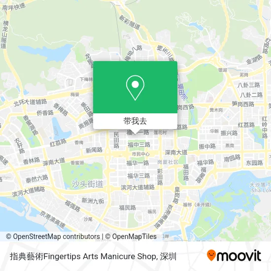 指典藝術Fingertips Arts Manicure Shop地图