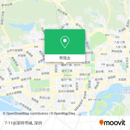 7-11@深圳书城地图