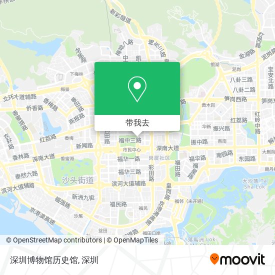 深圳博物馆历史馆地图