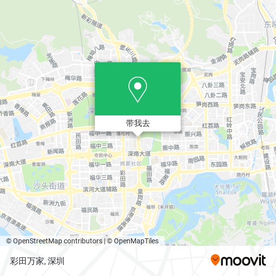 彩田万家地图