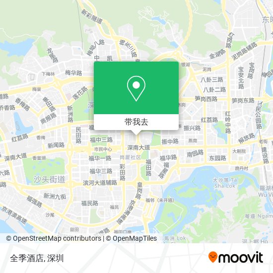 全季酒店地图