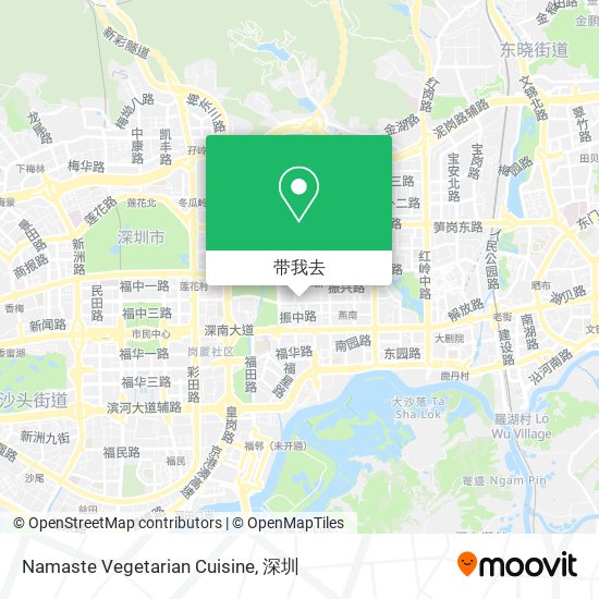 Namaste Vegetarian Cuisine地图