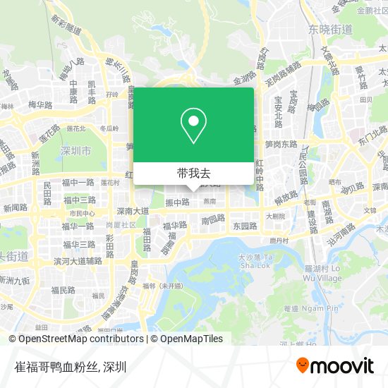 崔福哥鸭血粉丝地图