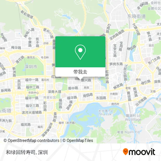 和绿回转寿司地图
