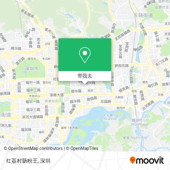 红荔村肠粉王地图