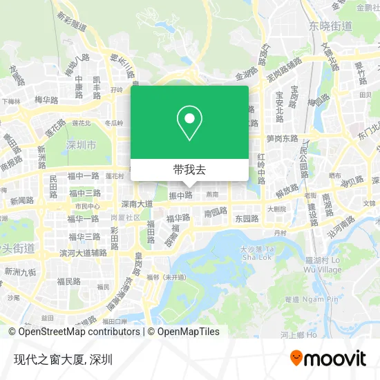 现代之窗大厦地图