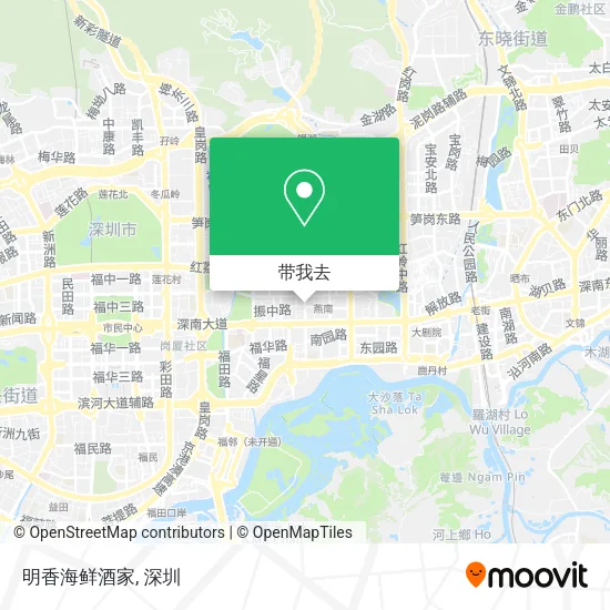 明香海鲜酒家地图