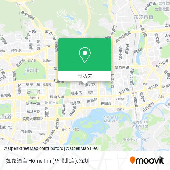 如家酒店 Home Inn (华强北店)地图
