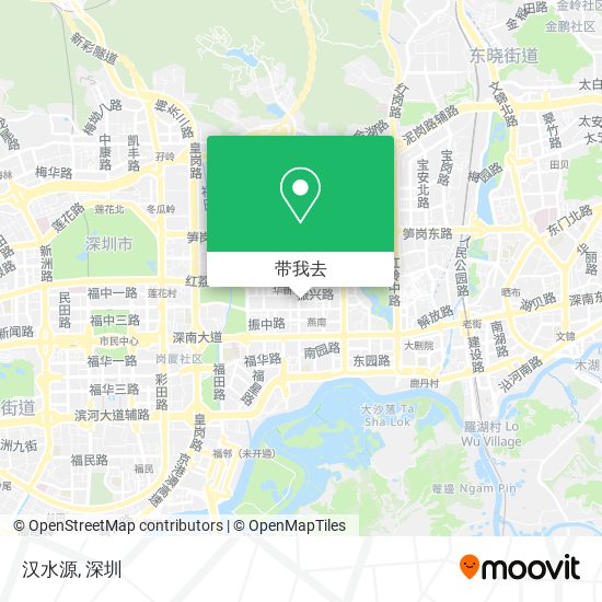 汉水源地图