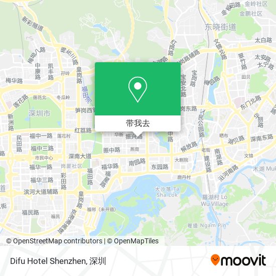 Difu Hotel Shenzhen地图
