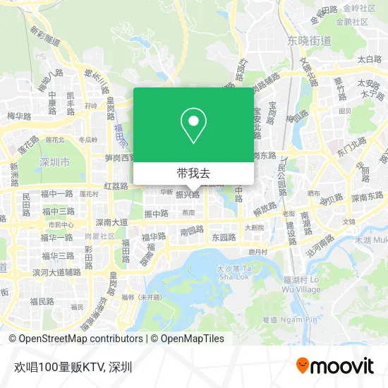 欢唱100量贩KTV地图