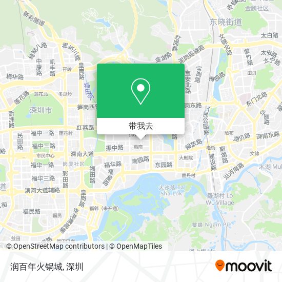 润百年火锅城地图