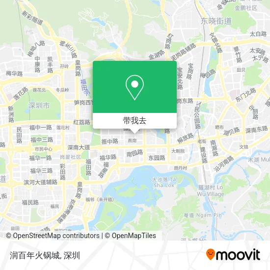 润百年火锅城地图