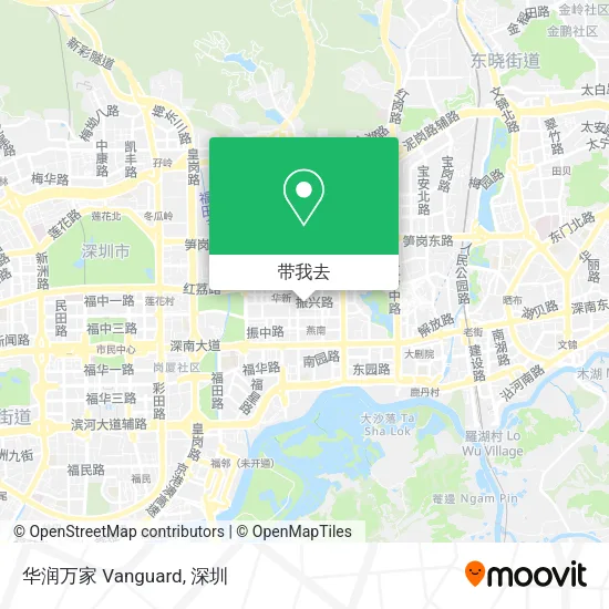 华润万家 Vanguard地图