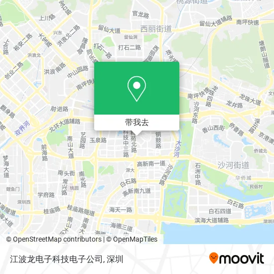 江波龙电子科技电子公司地图