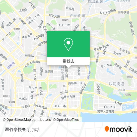 翠竹亭快餐厅地图