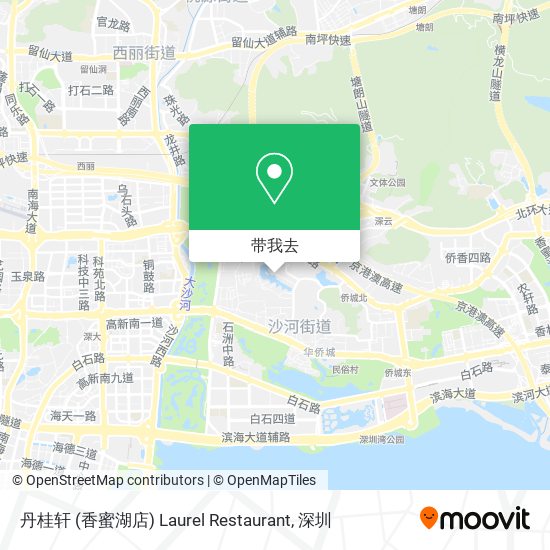 丹桂轩 (香蜜湖店) Laurel Restaurant地图