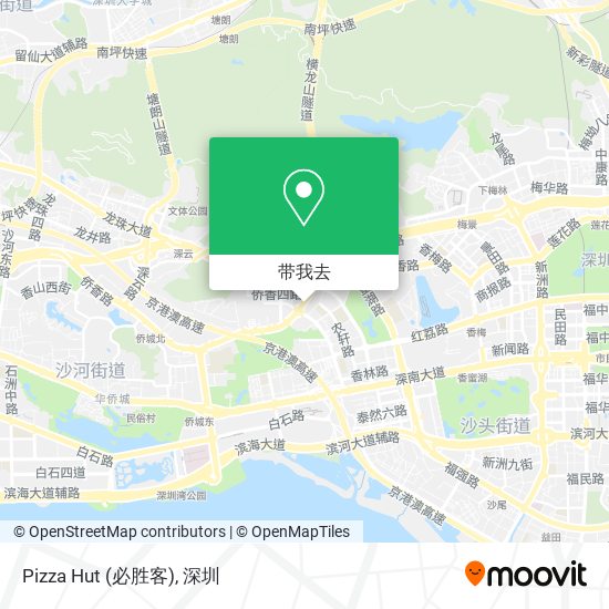 Pizza Hut (必胜客)地图