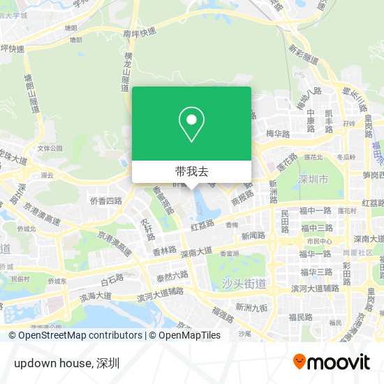 updown house地图