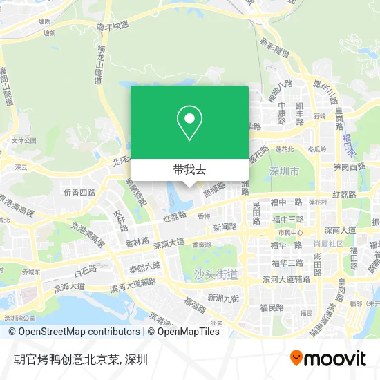 朝官烤鸭创意北京菜地图