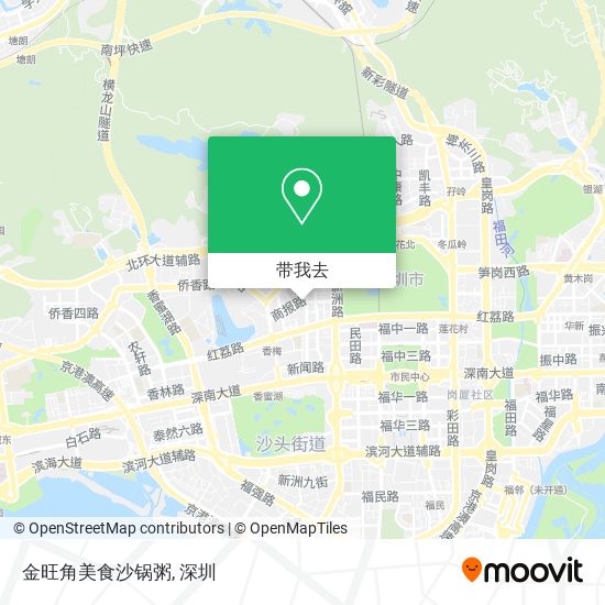 金旺角美食沙锅粥地图