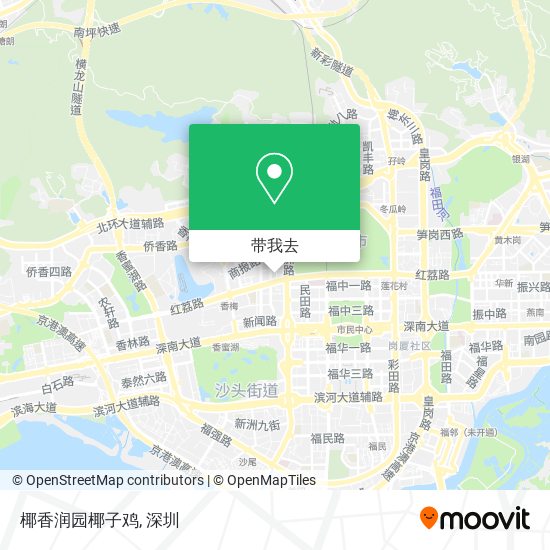 椰香润园椰子鸡地图