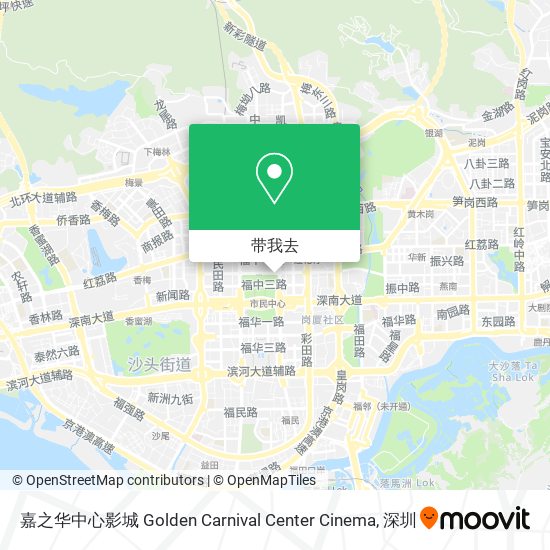 嘉之华中心影城 Golden Carnival Center Cinema地图