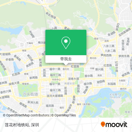 莲花村地铁站地图