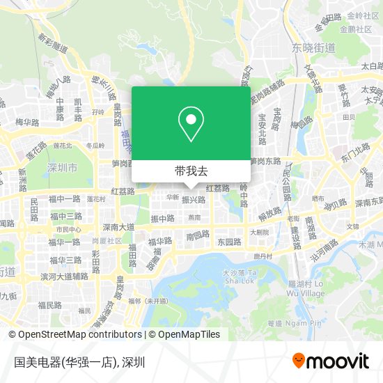 国美电器(华强一店)地图