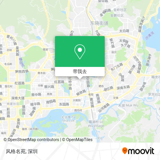 风格名苑地图