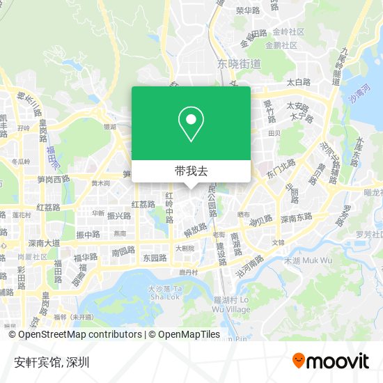 安軒宾馆地图