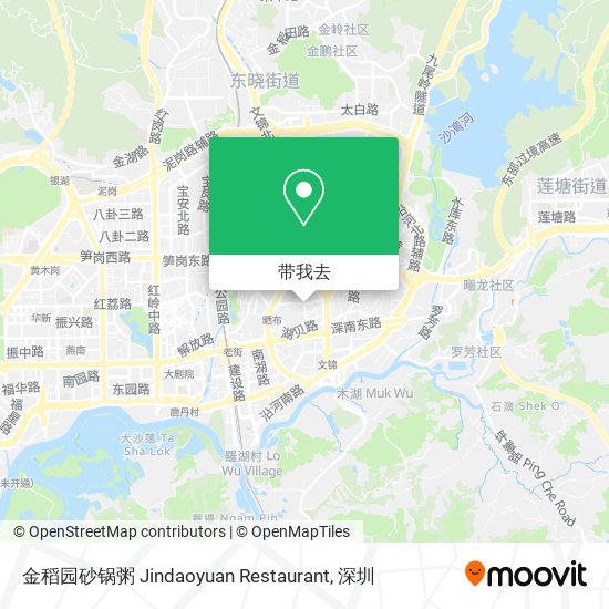 金稻园砂锅粥 Jindaoyuan Restaurant地图