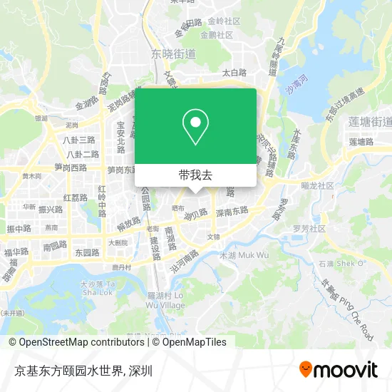 京基东方颐园水世界地图