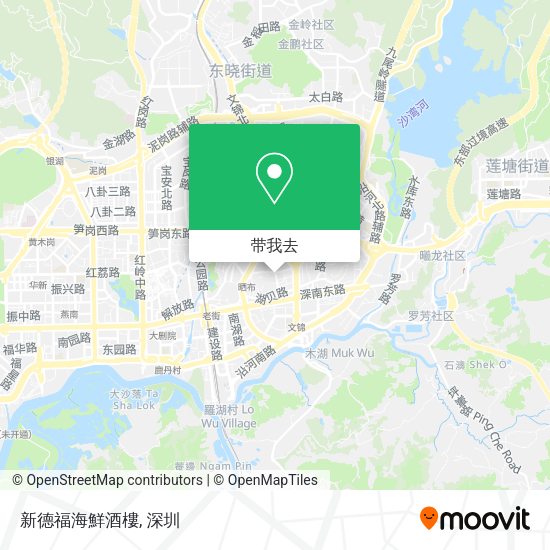 新德福海鮮酒樓地图