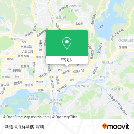 新德福海鮮酒樓地图