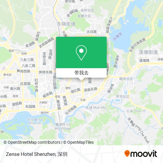 Zense Hotel Shenzhen地图