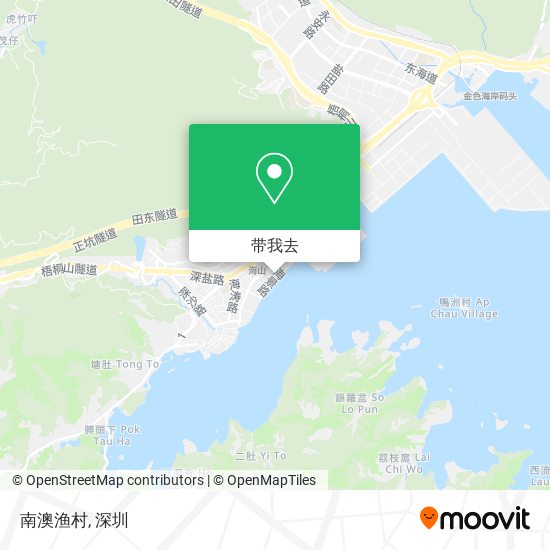南澳渔村地图