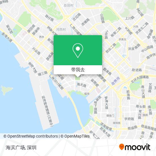 海滨广场地图