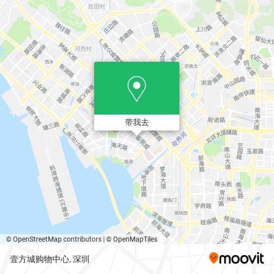壹方城购物中心地图