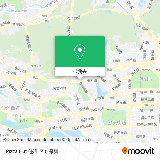 Pizza Hut (必胜客)地图