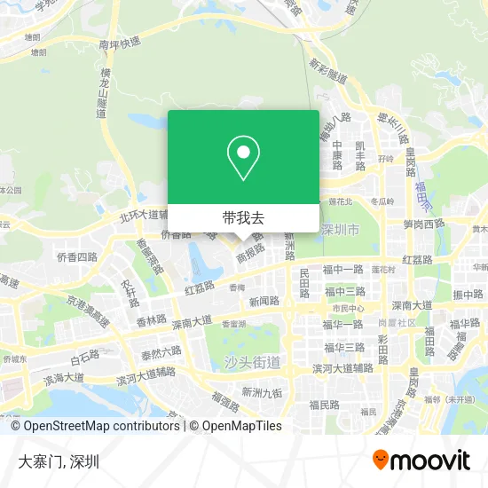 大寨门地图