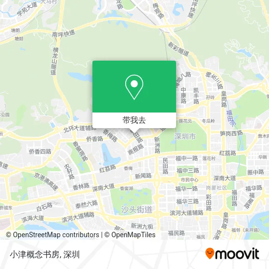 小津概念书房地图