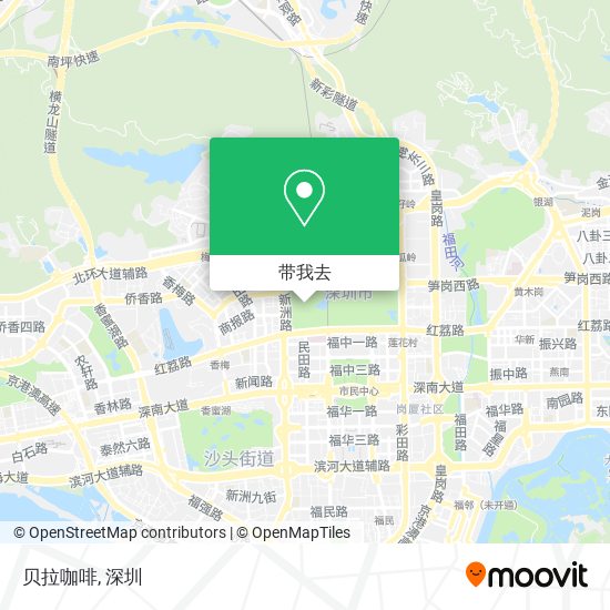 贝拉咖啡地图