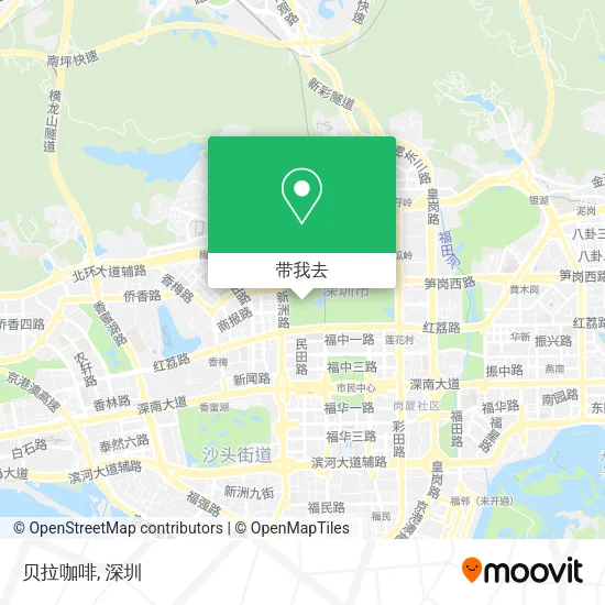贝拉咖啡地图