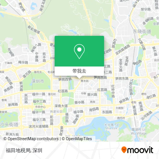 福田地税局地图